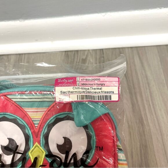 Thirty-One Hoo's Hungry Owl Chill-icious Thermal Lunch Box NEW - Picture 7 of 8